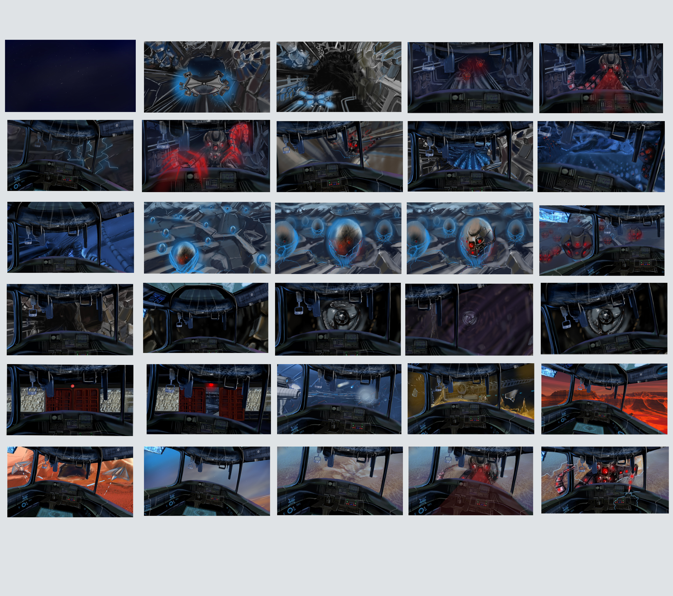 Раскадровка к 5D фильму