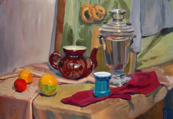 Натюрморт. Гуашь