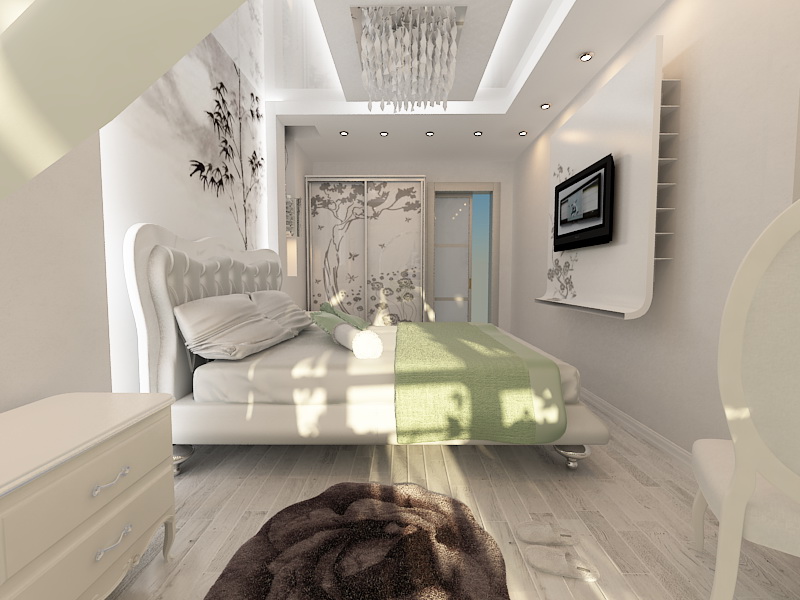 спальня белая