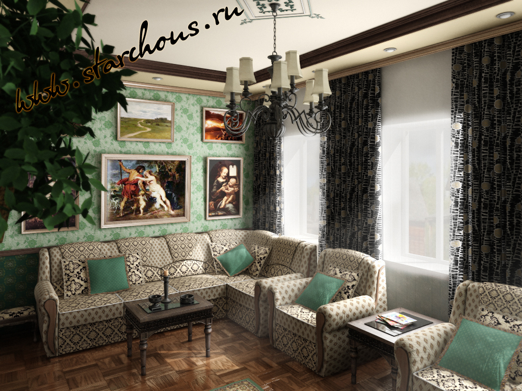 гостиная классика 01