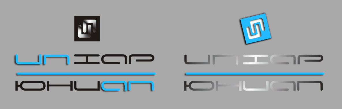 вариант лого для компании "Юниап"