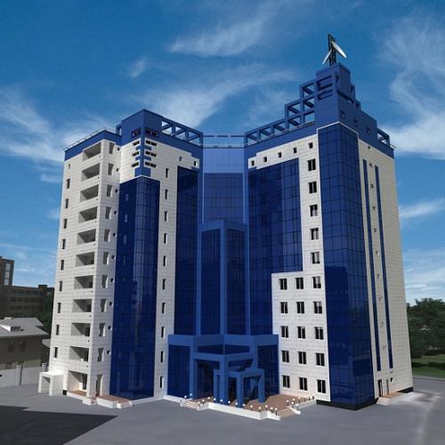 3D Моделирование бизнес центра