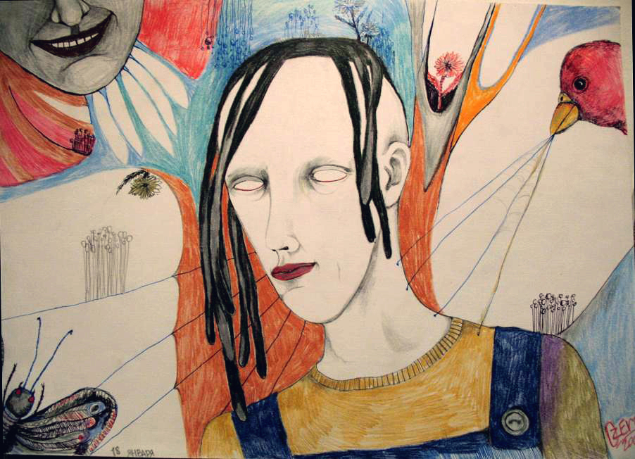 птички, бабочки, цветочки