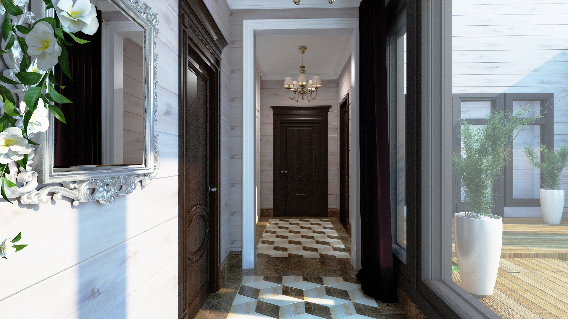 Холл. Дом в Комарово.