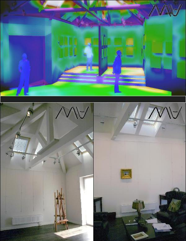 Интерьерное освещение. Частная картинная галерея