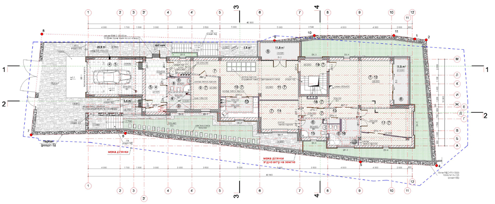 частный жилой дом "дом на столбах"