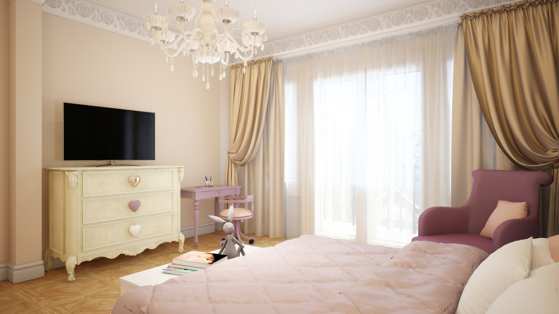 Детская.Дом в Комарово.