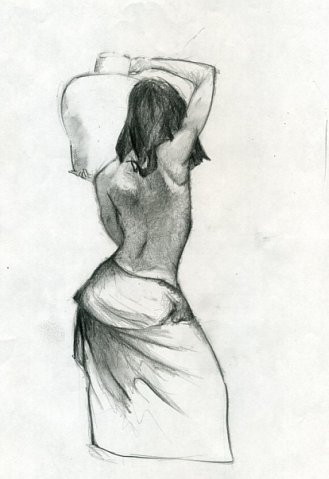 В карандаше (из книги по рисунку)