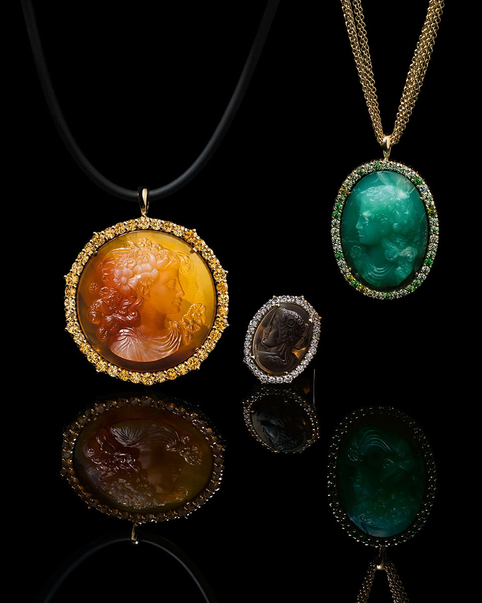 Diamond Jewelry. Jewelry Photography. Ювелирные изделия. Камеи