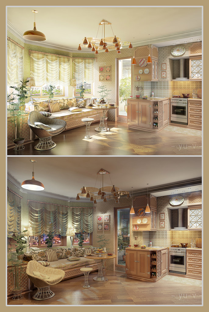 Кухня-гостиная