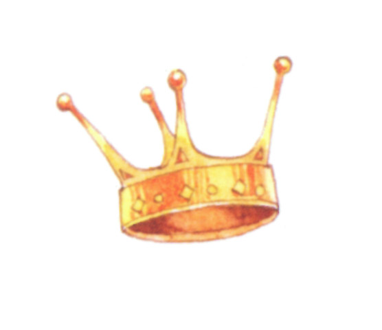 акварель "корона"