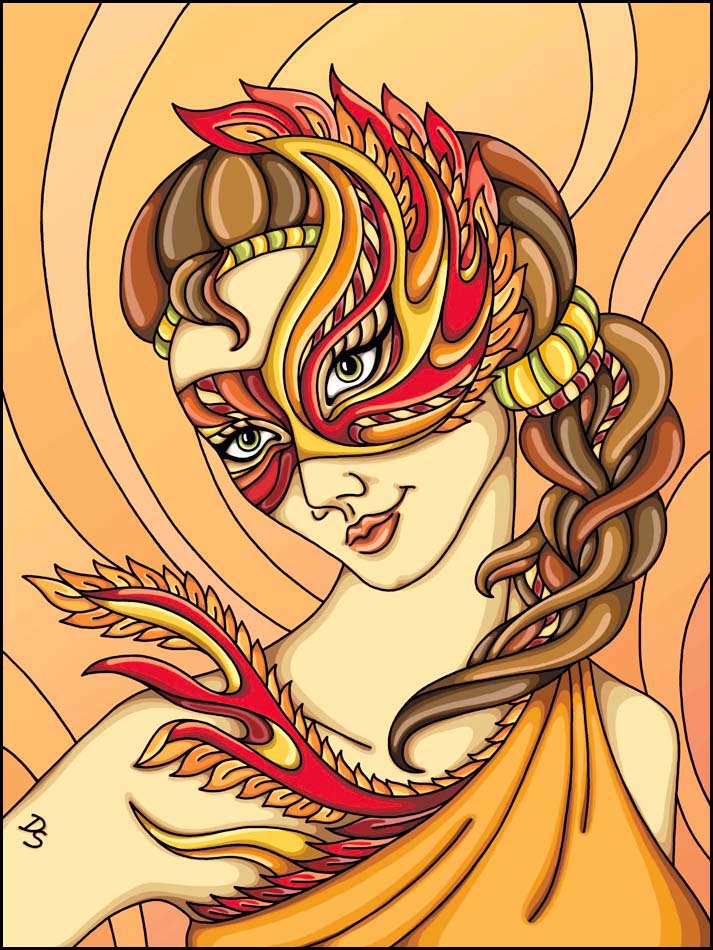 Маска - пламя