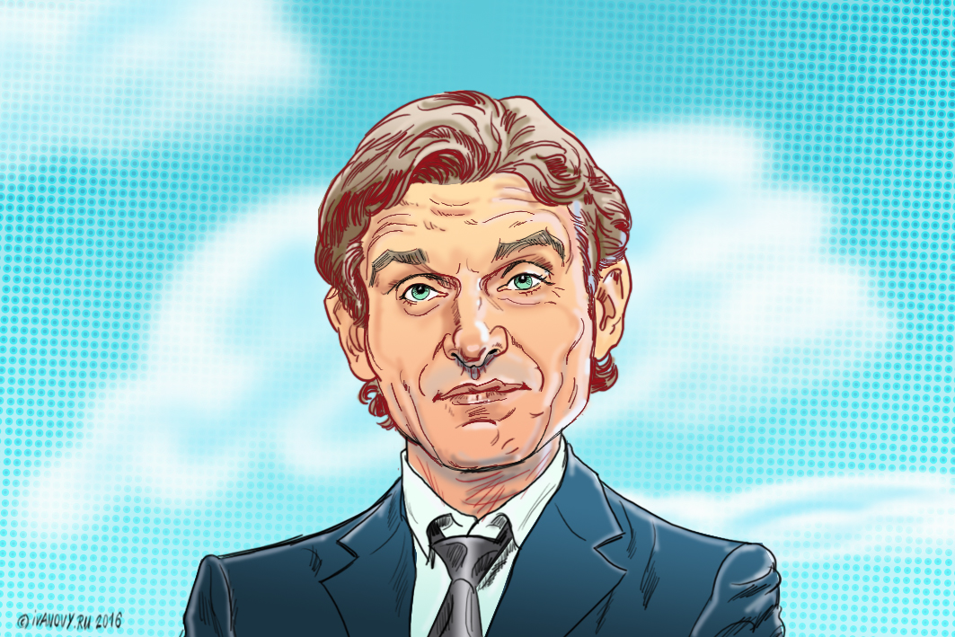 шарж компьютерный цифровой нарисован на планшете wacom