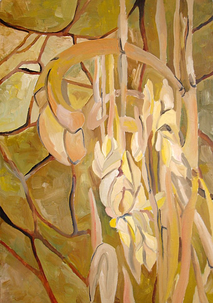 "Ирисы" 75х55/холст/масло