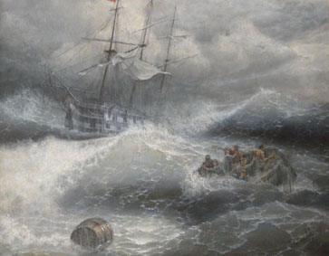 Во власти стихии (холст-масло)