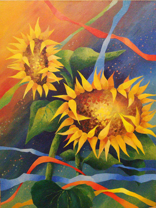 подсолнухи