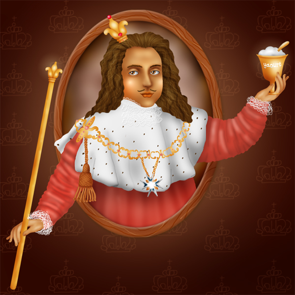 Йогурт и король