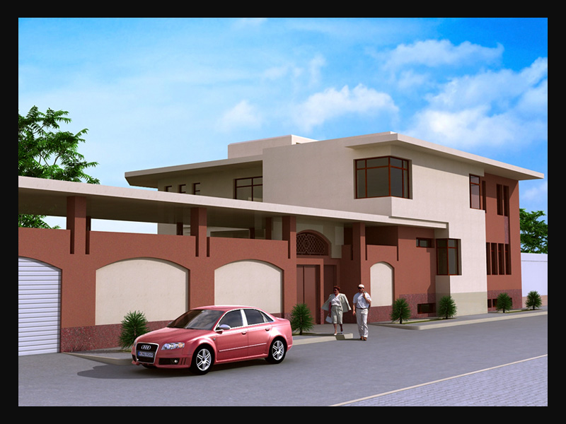 Загородный жилой дом