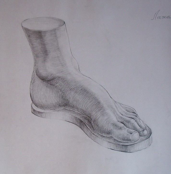 рисунок стопы давида