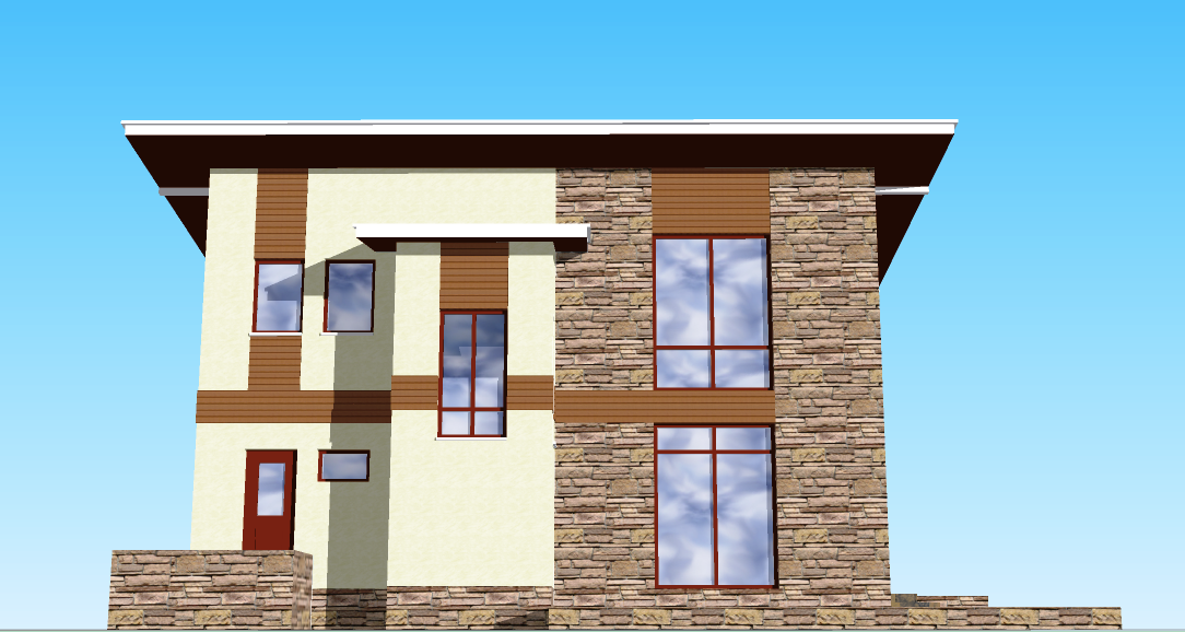 Визуализация здания жилого дома