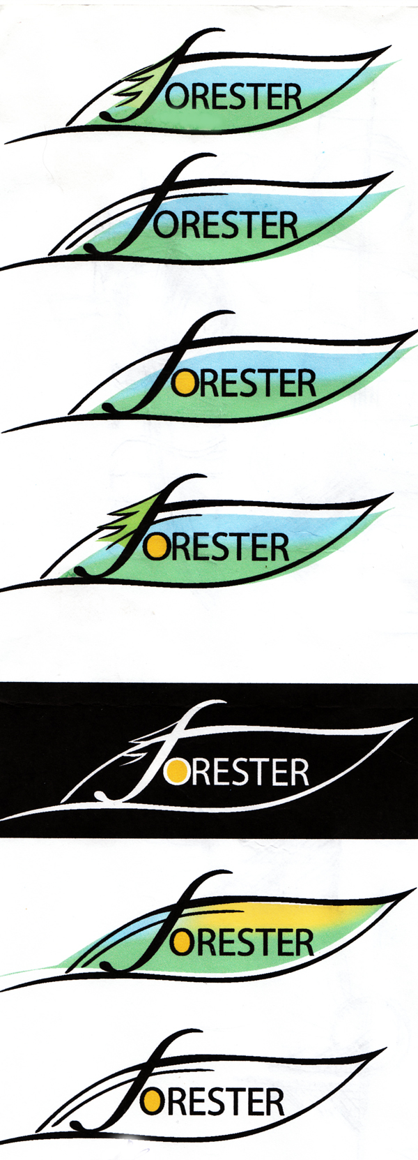 разработка логотипа для компании "Форестер"