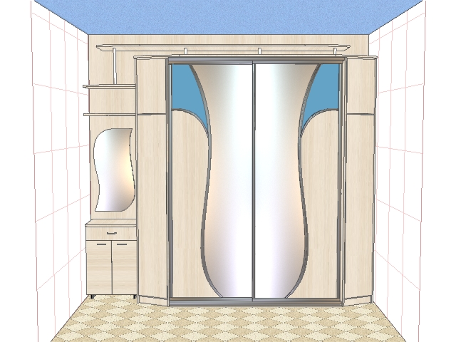 шкаф-купе для прихожей.