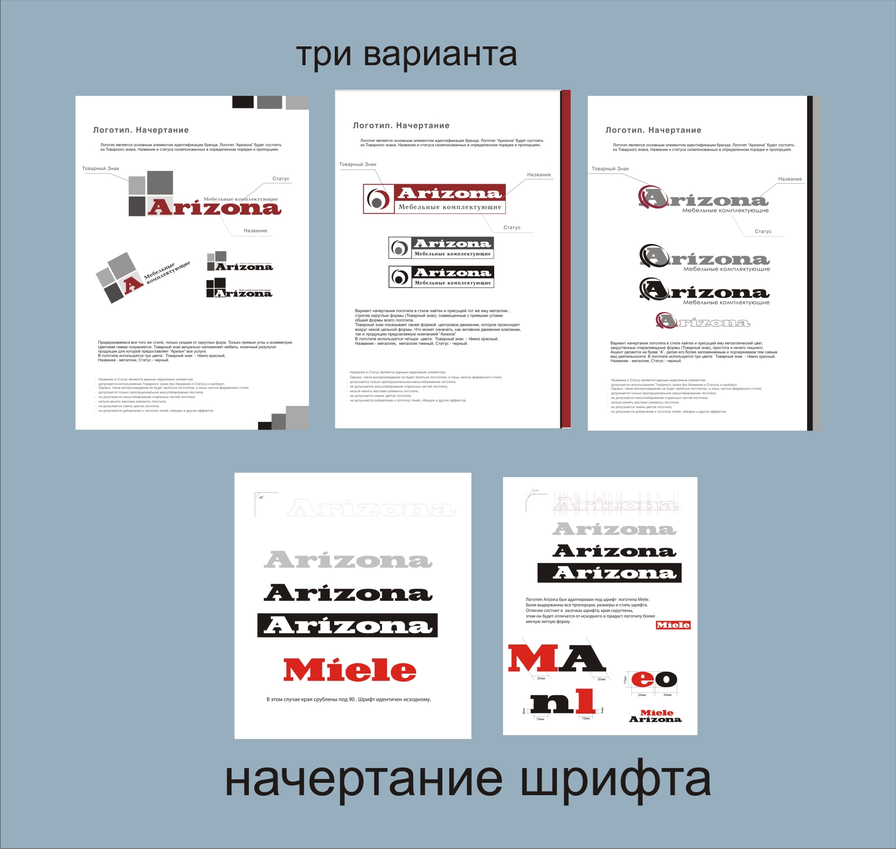 разработка Логотипа "Arizona"