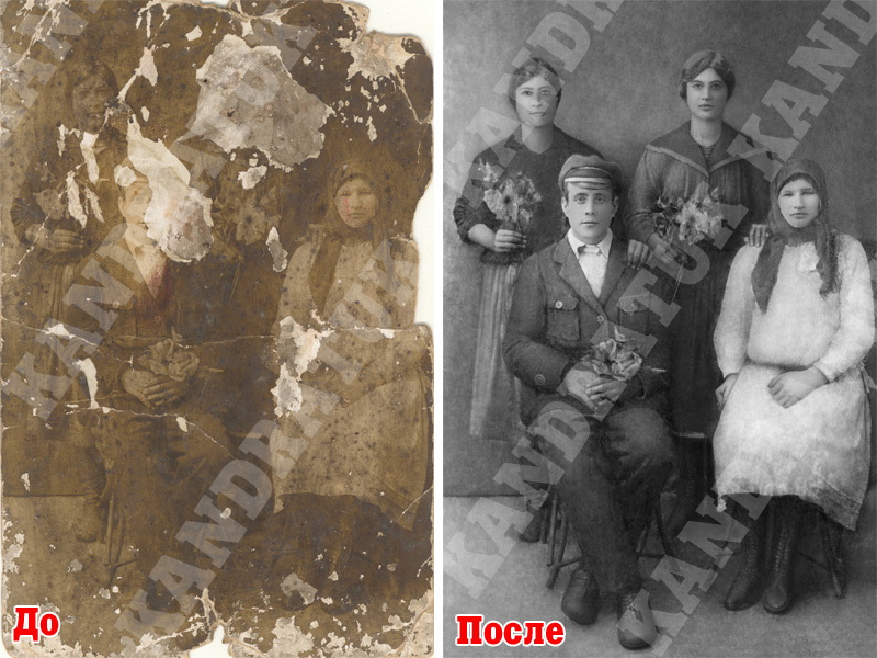 Реставрация старой фотографии