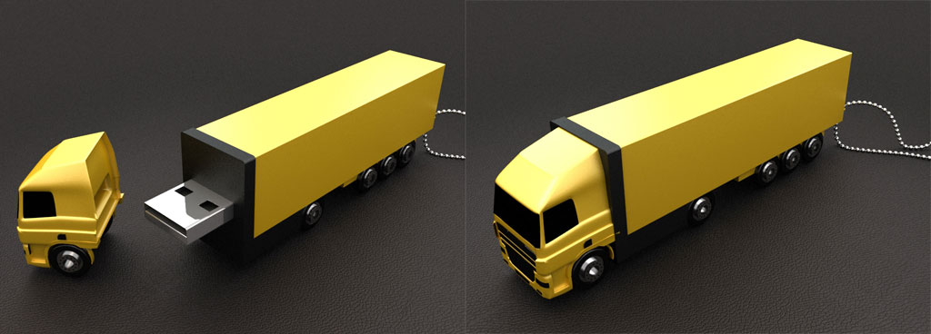 Флешка к юбилею компании "ДАФ"