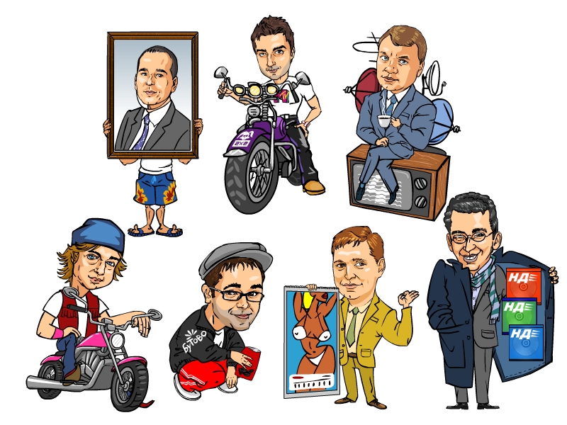 Векторные шаржи