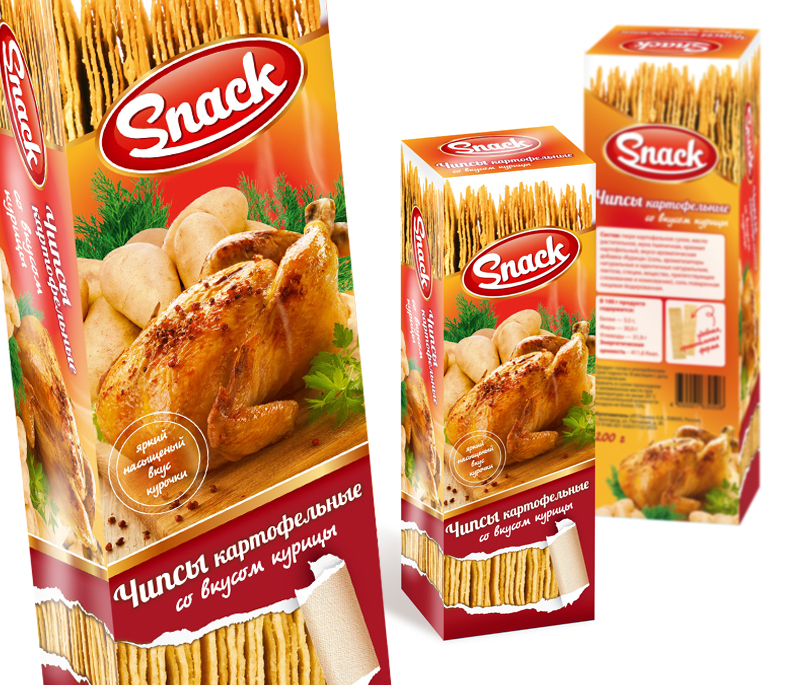 Концепция дизайна для Плоских чипсов.