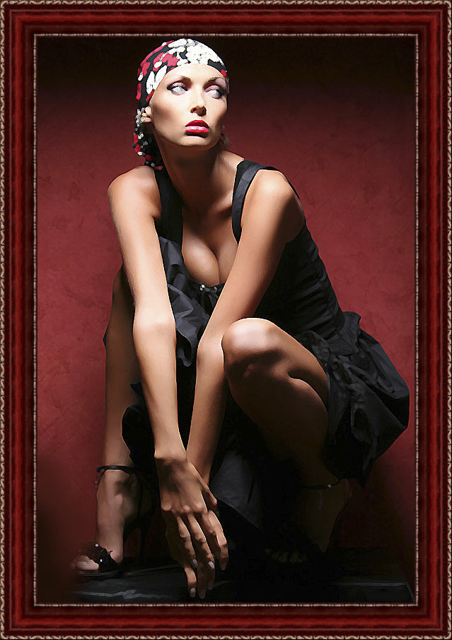 портрет.Холст-масло