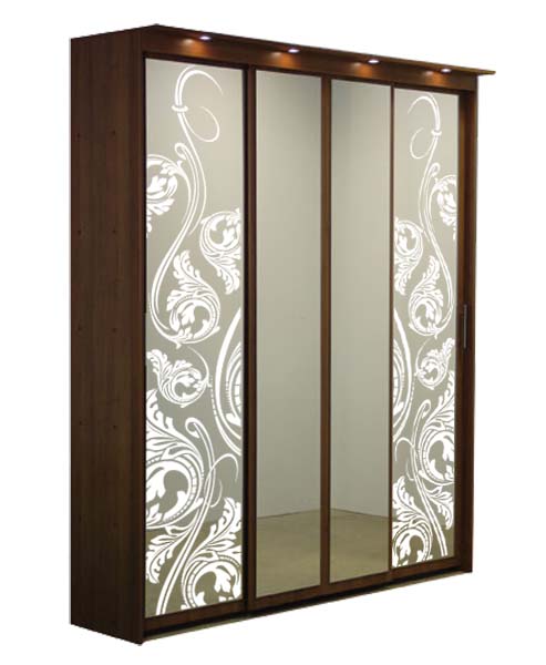 Рисунок на зеркале для шкафов-купе