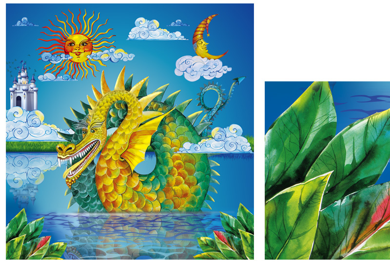 Акварель для постера.