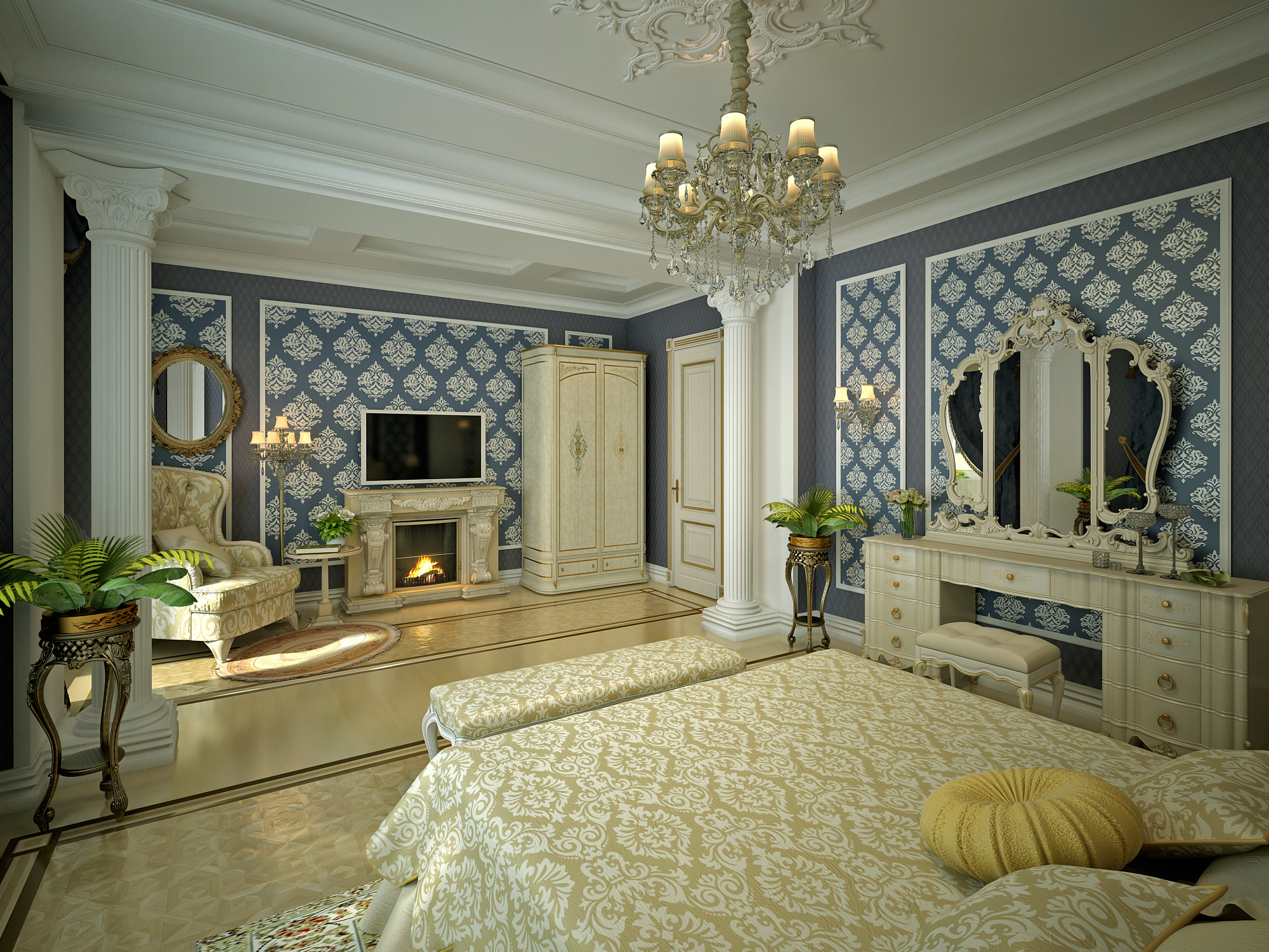 спальня классика