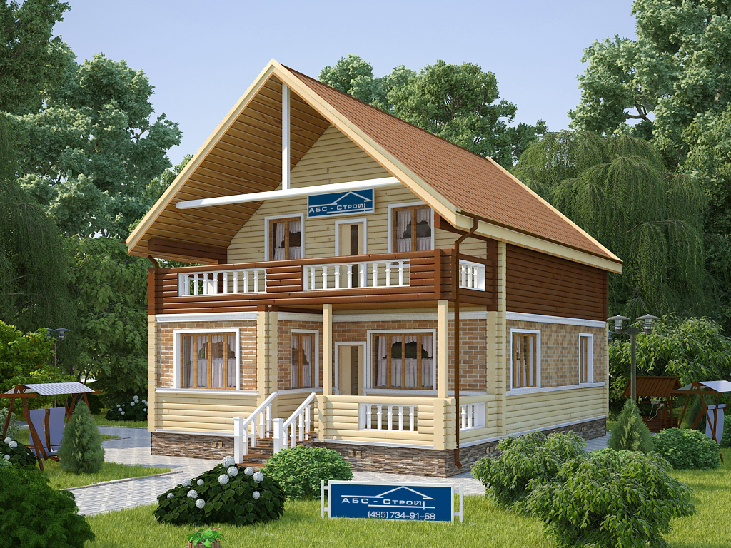 графика для компании АБС-строй, проект "Лазур"