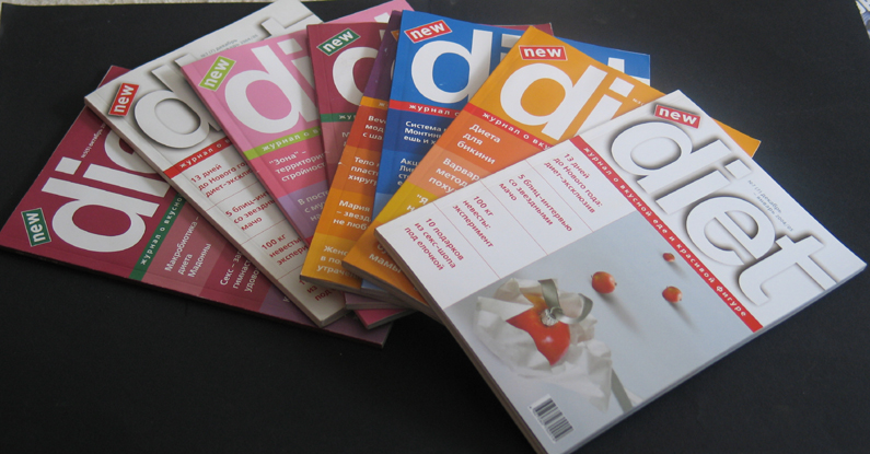 Обложки журнала "New Diet"