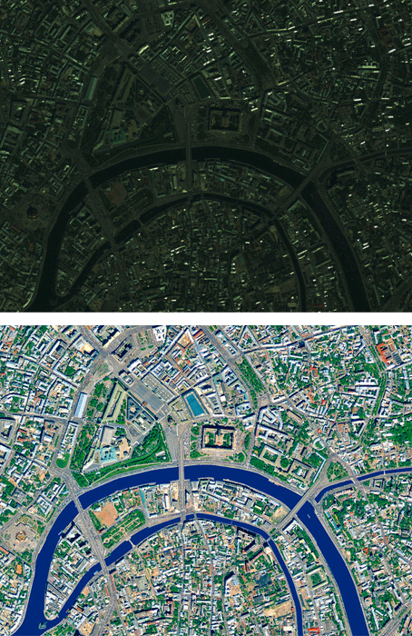 Оптимизацияя фото. Спутниковая съёмка