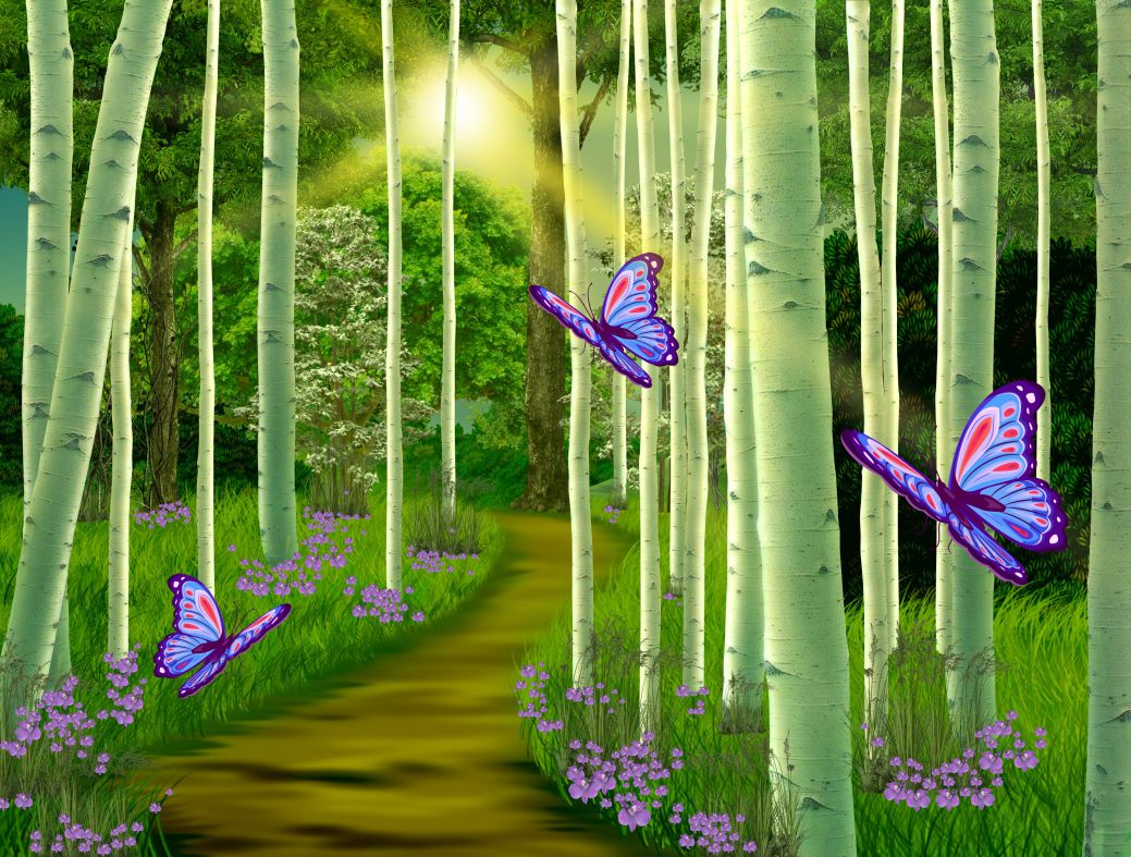 Фотопанно "Fantasy forest" 2600х2200