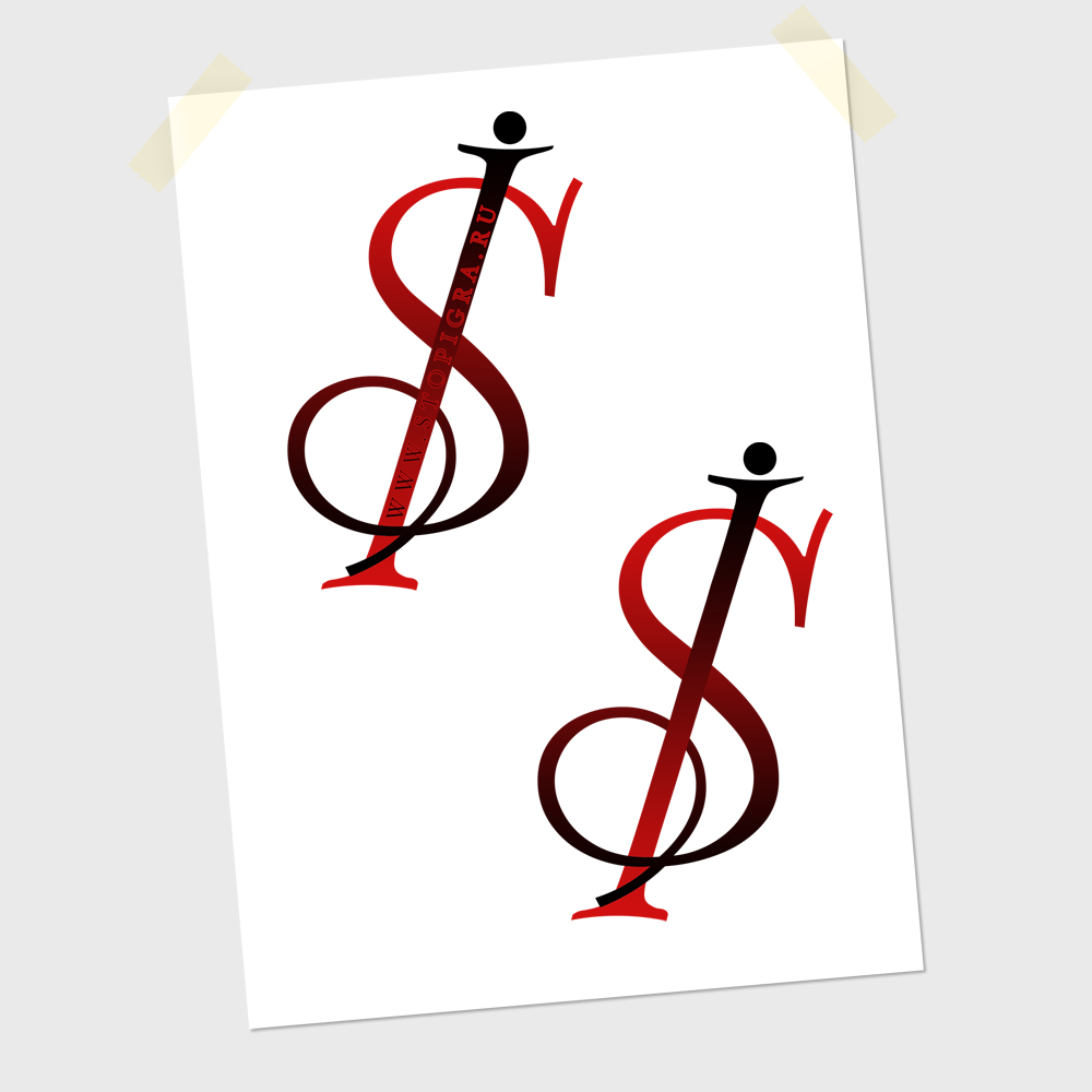 Логотип StopIgra. Вариант №6