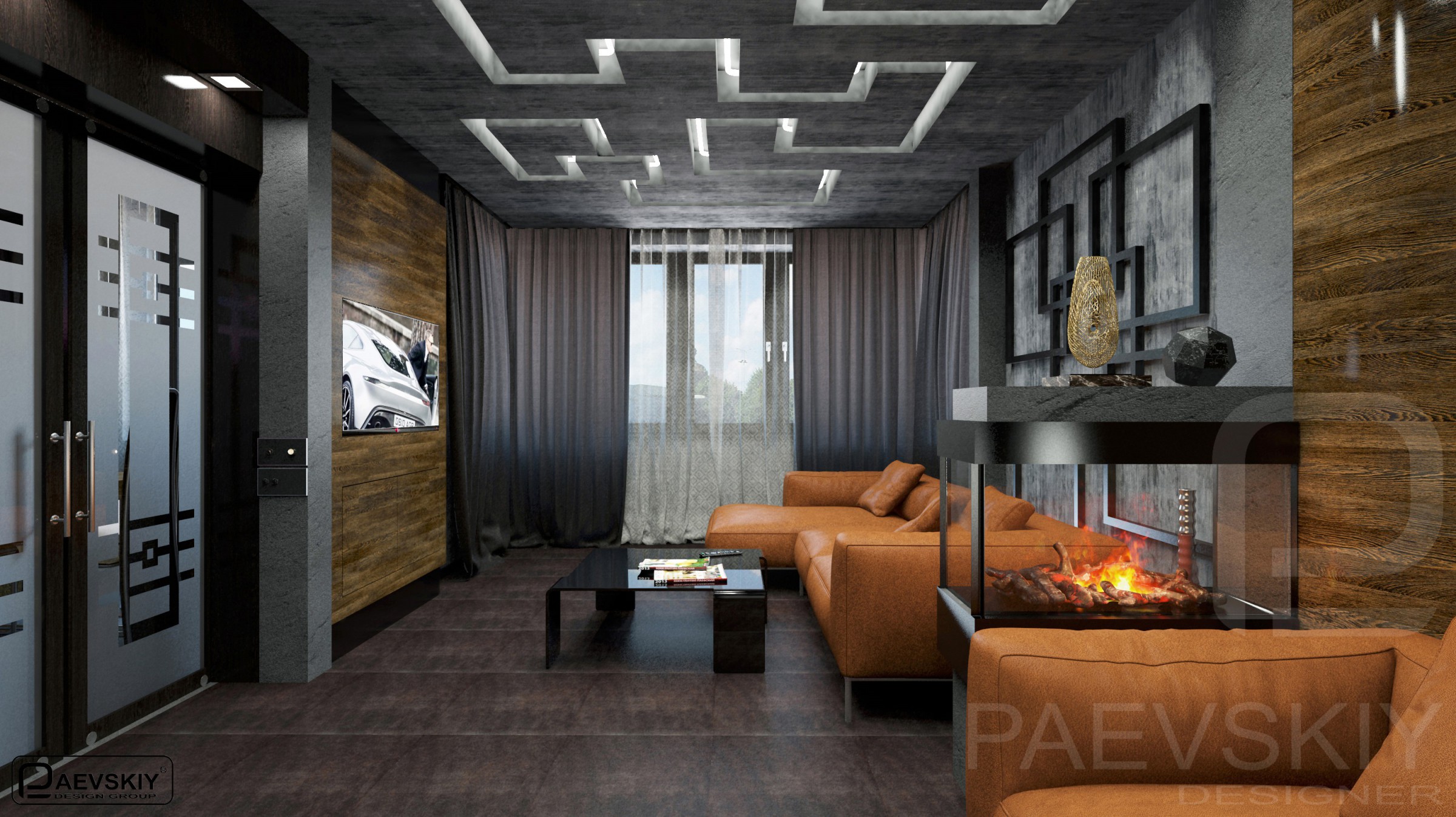 Гостиная в современном стиле