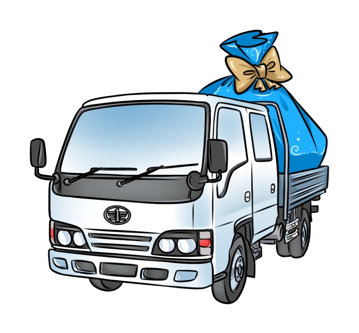 Машина грузовик с подарками