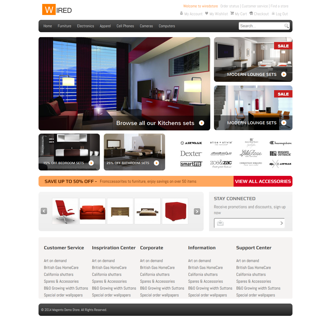 Вёрстка шаблона :: Wired