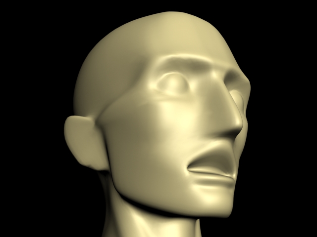 Голова из куба.