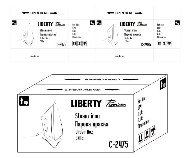 упаковка для утюгов