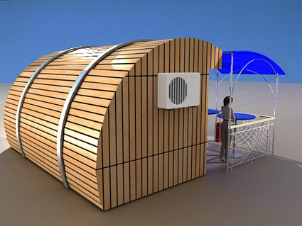 Фирменные павильоны "ШОРО" Эскиз