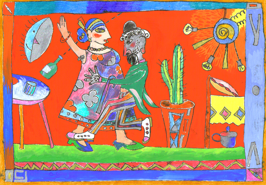 Иллюстрация к статье "Танго" журнал XXL