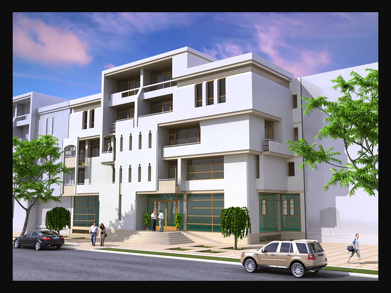 Жилой комплекс. Визуализация