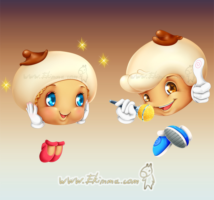 Персонажи для печенья Малышки-Хрустишки