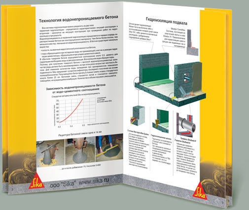 разворот буклета